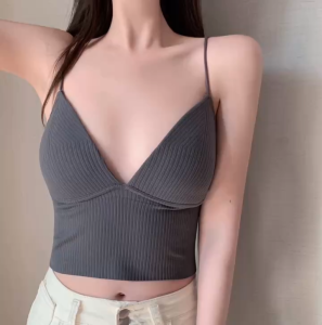 ÁO LEN BRA TĂM DẠNG ÁO CROPTOP DƯỚI 58KG DÀNH CHO NỮ