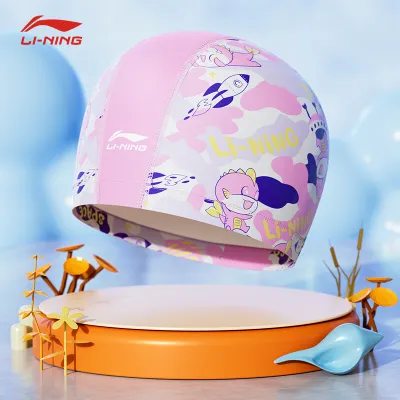 Li-Ning | Mũ Bơi Chống Thấm cho Trẻ Em có Bảo Vệ Tai