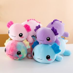 Kawaii Axolotl Plush Toy Super Soft Cute Salamander Animal Stuffed Plushie Pillow Axolotl Home Decor Christmas Gift for Friends