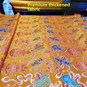 Tibetan Style Brocade Jacquard Fabric Items for Buddha Hall Buddha Tablecloth Background Fabric Tablecloth Eight Treasures Fabric