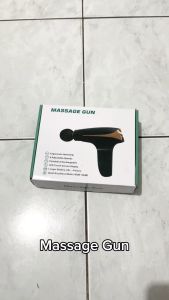 Massage Gun 6 Kecepatan & Alat Pijat Portable Empat Kepala