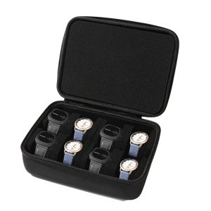 Watch Box Organizer For Men or Women Watch Travel Case Portable Storage Watch Display Holder for Wristwatches and Smart Watches