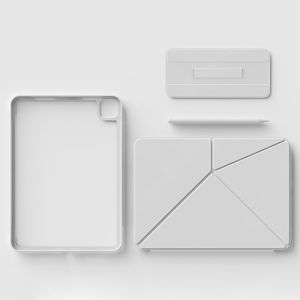 Zoyu | Anti-Bend & Drop-Resistant iPad Case with Magnetic Split Double-Sided Clip & Pen Slot