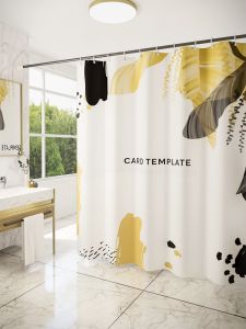 Dream หนาแม่เหล็กชุดผ้าม่านห้องน้ํากันน้ําแม่พิมพ์ไม่จําเป็นต้องเจาะห้องน้ําแขวนผ้าม่าน Divider