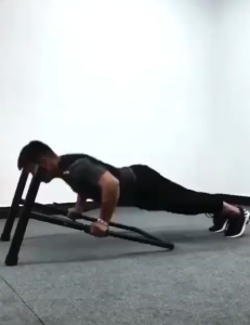 Yellow Parallel bars Exercise fitness train Arm Training Sit Up Fitness Push Up 80/70CM push-up dip bar