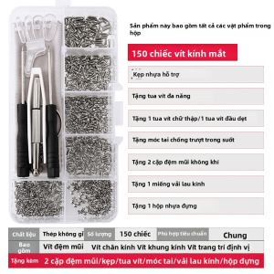 Bộ Dụng Cụ Sửa Chữa Kính Silicone Nose Pad Phụ Tùng Thay Thế