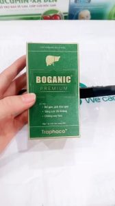 Viên uống bổ gan Boganic Premium Traphaco - Giúp bảo vệ và tăng cường chức năng gan hạ men gan suy giảm chức năng gan gan nhiễm mỡ - Hộp 30 viên