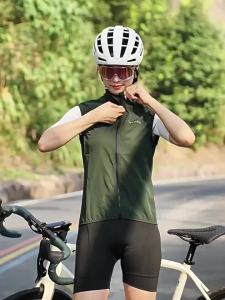 TOSUOD Women Jerseys Windproof Lightweight Cycling Sleeveless Jacket MTB Bike Uniform Bicycle Jersey Clothing Vest