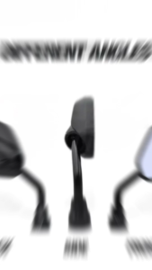 SUZUKI SKYDRIVE 125 | LONG STEM SIDE MIRROR BLACK DAHON TYPE UNIVERSAL 052