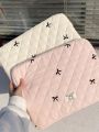 Embroidered Butterfly Knot Notebook Tablet Storage Bag for 11/13/15 Inch Laptops Digital Accessories Case Pouch. 