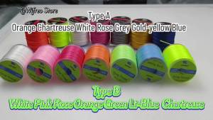 150D Luminous Binding Thread Sea Fishing DIY Slow Jigging Hooks Assist Line Fluorescent Fly Tying Material Accessories
