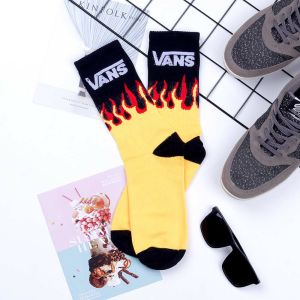 Kaos Kaki Hitam Kombinasi Pria All Size Poliester Premium 392