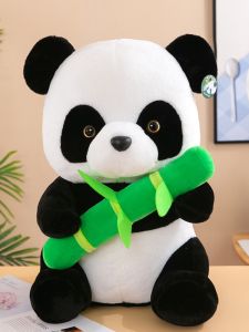 QIAOSHANG | Realistic Black and White Panda Plush Toy for Children