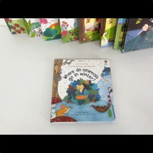 หนังสือภาษาอังกฤษ Usborne First Questions and Answers ว่างไว้เกี่ยวกับการยิ้มสู่ชีวิตของผู้ชาย Lift-The-Flap Interactive Montessori Education Board Book English Children Book Bedtime Storybook for Kids Early Reading Learning สามมิติ นิทานภาษาอังกฤษ หนังสือเด็ก