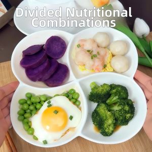 Four Compartment Breakfast Serving Platter