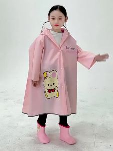 TRAVELCUL ชุดกันฝนเด็ก อายุ 2-8 ปี เนื้อหนา kids raincoat เสื้อกันฝนเด็กชายหญิง ลายการ์ตูน  ผ้า EVA พร้อมส่งในไทย