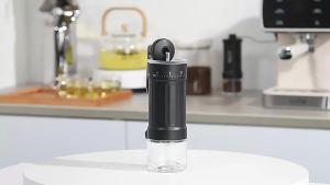 Portable Manual Coffee Bean Grinder Ceramic Conical Burr Hand Coffee Mill External Adjustable Coarseness Hand Crank Coffee Maker