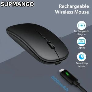 Wireless gaming mouse quiet and magical suitable for laptops and tablets with battery powered and rechargeable versions