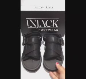 Injack Footwear - Sandal Gunung Casual Pria Wanita Marva Cooper Full Black
