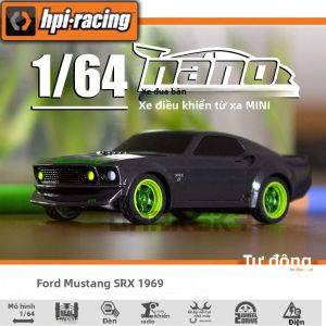 Xe Điều Khiển Từ Xa Mô Hình Thu Nhỏ HPI NANO-TTR 1/64 Đồ Chơi Dành Cho Người Lớn & Trẻ Em Có Kèm Sạc Pin Lithium & Hướng Dẫn Sử Dụng