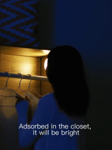 Rechargeable LED Motion Sensor Night Light - Pure White/Warm White USB Powered Wall-Mounted