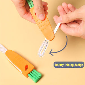 Amoki Three-in-one Cup Cover Cleaning Brush Corner Crevice Cleaning Small Brush