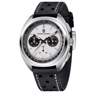 Pagani Design | Pagani Design 2026 New Panda Dial Mens Watch Luxury Quartz Sports Chronograph Top Brand Sapphire Diving Watch Reloj