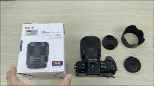 Ống kính Vistilen Meike AF 35mm F2 Auto Focus - Lấy nét tự động siêu nhanh dành cho Full-Frame Canon R/RF