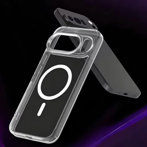 Original For Magsafe Clear Magnetic Case For Google Pixel 10A 10 9 Pro XL 9A 8A 8 Pro Wireless Charging Transparent Back Cover