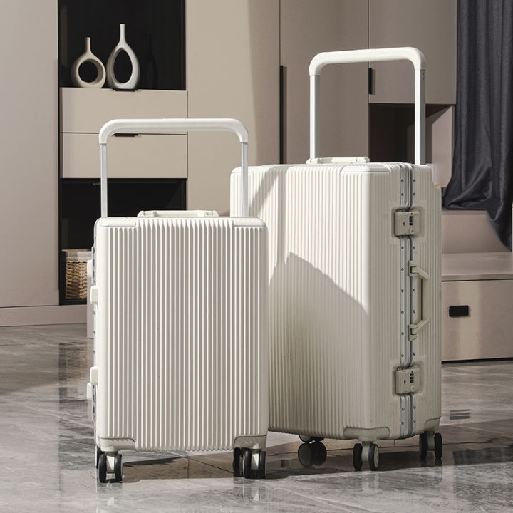 Multi functional luggage for women 2025 new luggage suitcase boarding 20 in travel password leather box thickened silent wheels