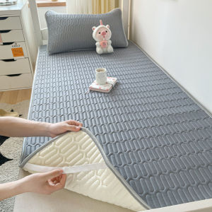Ice Silk Latex Cooling Mattress Pad