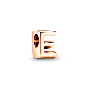 Classic Rose Gold 26 Letter Alphabet A-Z Charm Beads Fit Original Europeans Silver Bracelet Pendant Women DIY Fine Jewelry Gift