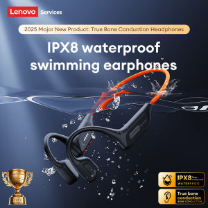 Lenovo | Lenovo S106 Bone Conduction Earphone Bluetooth 6.0 IPX8 Waterproof Headphones Wireless MP3 Headset with Mic For Swimming Running