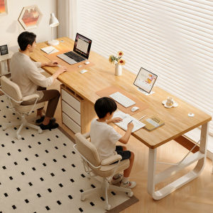 ZHUOHE | Two-Person Simple Desk with Drawer