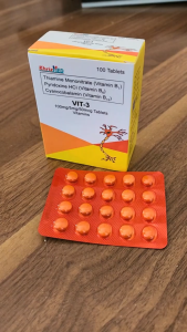 VIT-3 100mg/5mg/50mg Tablets Vitamins Supports Nerve Health
