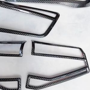 Paket Garnish Lampu Depan Belakang Mobil Toyota Raize 2021 Carbon