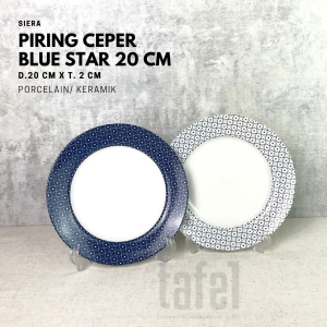 Piring Blue Star Series 20 cm: Desain Elegan & Berkualitas Tinggi
