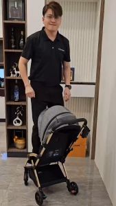 Muwa Horsi Baby Stroller 0-22kg | Stroller Cushion | Organiser Bag