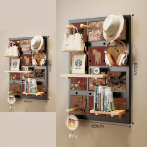 evesigar | Wall Mount Display Rack Wooden