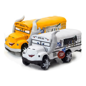 Takara Tomy | Pixar Cars Anime Figure Miss Fritter Alloy Car Toy Metal Die Casting Collectible Model Children Birthday Gifts
