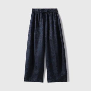 Lightweight Mulberry Silk Wide Leg Pants 23 Momme