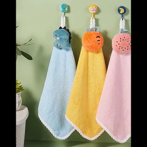 ONE-C964 Lap Tangan Gantung Karakter 3D Kain Lap Dapur / Lap Handuk Tangan Gantung Hand Towel Serbaguna