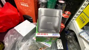 (Chính hãng MPE) Ổ cắm âm sàn âm tường bo cạnh cho văn phòng cao cấp -Kích thước 120x120mm -Phi 100