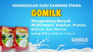GOMILK Susu Kambing Etawa Plus Herbal