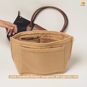 Marissa Felt Bag Inner Organizer for LC dalaman Tas Lecari