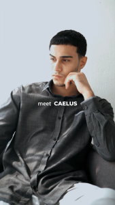 Casella Kemeja Pria Lengan Panjang Caelus Combination Design