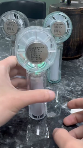 SG【ReadyStock】Handheld Fan CarabinerClip MistSpray AromatherapyBox SemiconductorCooling TurboAirflow