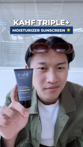 KAHF Sunscreen Moisturizer Wajah Pria SPF30 PA+++ Perlindungan Ganda Anti UV 30ml XX360