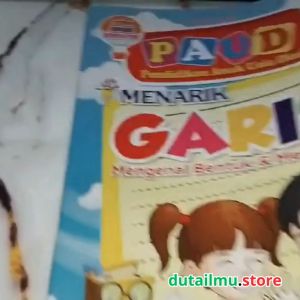 Seri Anak Kreatif PAUD - MENARIK GARIS & Mengenal Bentuk & Mewarnai