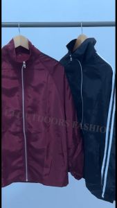 LJ- Windbreaker Jacket Men Motor Sunscreen Windproof Fashion Ladies Casual Zip Long Sleeve Women Jaket Lelaki Perempuan